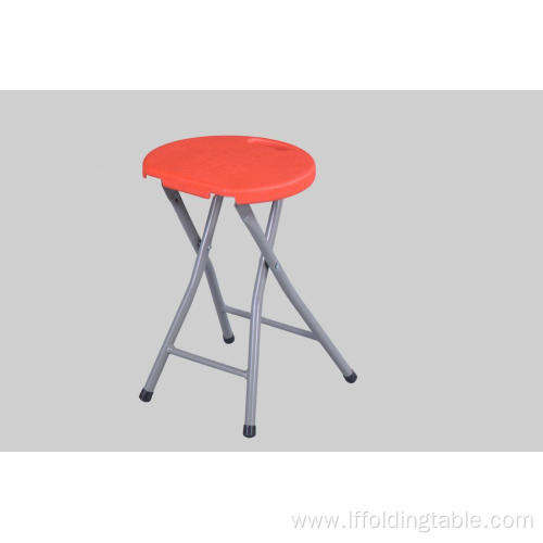 Steel Plastic Portable Round Stool Seat